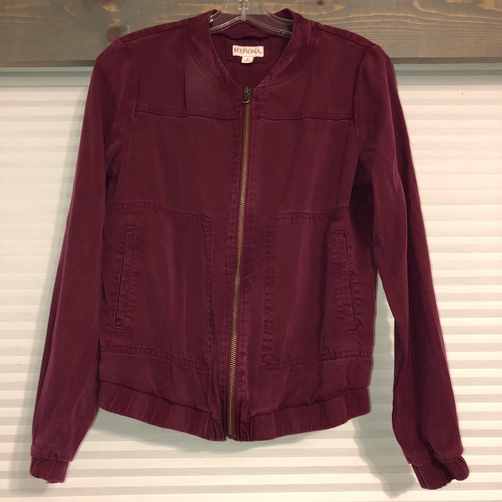 Faded maroon Merona jacket.